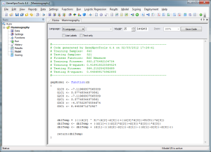 A GeneXproTools model converted to the R Language A GeneXproTools model converted to the R Language