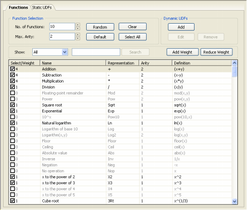 Mathematical Functions And Dynamic Udfs