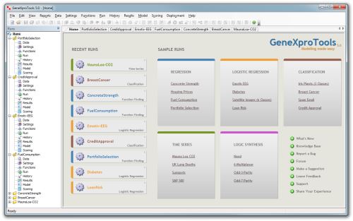 GeneXproTools frontpage